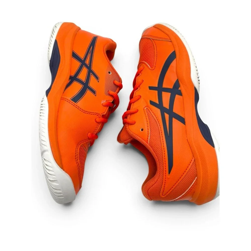 ASICS Kids Orange Sneakers Size 4 Youth Athletic Running Shoes - Picture 7 of 11